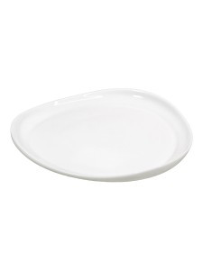 Тарелка обеденная Вайт белая 20,5см стеклокерамика (кратность 6шт!!!) МФК RLP80X