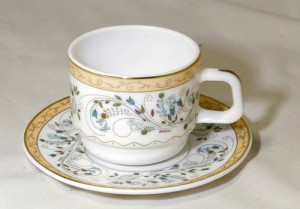 Кружка 190мл с блюдцем Медея стеклокерамика МФК KFB190P55-1/170604