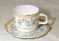 Кружка 190мл с блюдцем Медея стеклокерамика МФК KFB190P55-1/170604