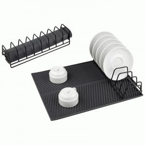 Сушилка д/посуды IDEA, 43*33см, 8 секций 109743 Рыжий кот