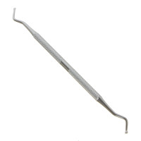 ЮНИLOOK Кюретка педикюрная 2-х сторонняя, сталь, 14см