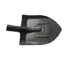 Лопата штыковая асфальтоукладчика черная с рёбрами жёсткости, толщина 2мм усиленная