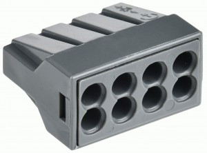 GENERICA клемма СМК 773-308 с пастой 8х2,5мм2, 24А (уп.50шт, цена за шт) UKZ11-308-050-G