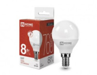 ASD/InHome лампа св/д VC шар P45 E14  8W(760lm) 4000K 4K 80x45 (без пульсации) 0556
