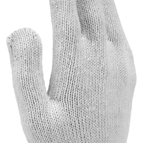 Перчатки трикотажные, х/б, 200 пар, ПВХ точка, 6 нитей, 10 класс Сибртех