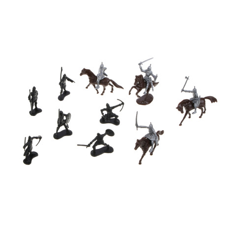 ИГРОЛЕНД Набор солдатиков "Битва" 14шт., PVC, PP, 24х16х2см