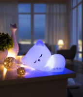 СТАРТ ночник NL 7LED RGB &quot;Котенок&quot; (3xR03 нет в компл.) сенсор, силикон