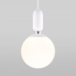 EUROSVET св-к подвесной E27 1x60W 180х1200 металл белый Bubble 50197/1 a050247