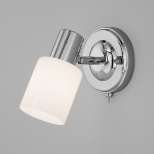 EUROSVET Бра E27 1x40W 110x180 металл/хром/белый Corso 20089/1 a052880