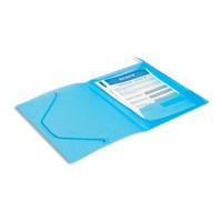 Папка на резинках ATTAСHE Т215/07 ф.А5 прозр.синий Россия 47732