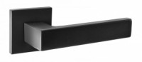 Ручка дверная компл.квадрат.основ. РЕНЦ Корсико черный INDH 323-03 slim B