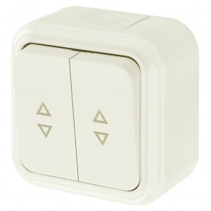 Bylectrica ПРАЛЕСКА АКВА выкл. 2 кл. ОУ проходной IP54 беж., (А(6+6) 10-873 беж.)