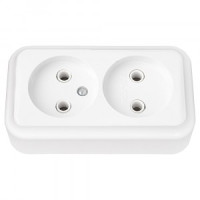 Bylectrica Пралеска роз. ОУ 2 мест. бел. (пластик) РА16-260