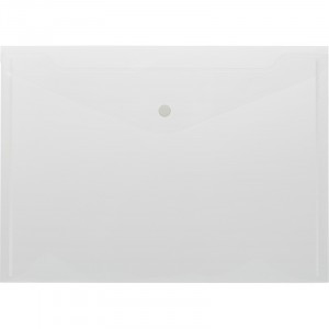 Папка конверт А4 (10шт/уп, цена за уп) с кнопкой бесцв. КНК180  Россия 727930