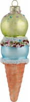 Украшение елочное "Мороженое" (кратность 12!!!) Волшебная страна