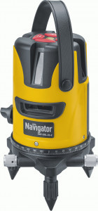 Navigator Нивелир лаз. 5 кр. луч, 360гр., 10/50м, точн. 1мм/7м, IP54, LiIon/220В NMT-UNL-03-5 93957