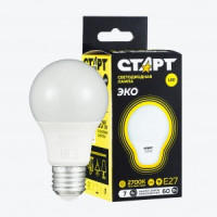 СТАРТ лампа св/д ЛОН A60 E27 7W(560lm) 2700K 2K 108x60 матов пласт/металл тёплый свет WS 17294