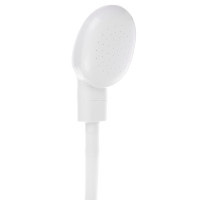 Душевая насадка на кран, набор: шланг и лейка, d=18/28мм, длина: 125см, белый