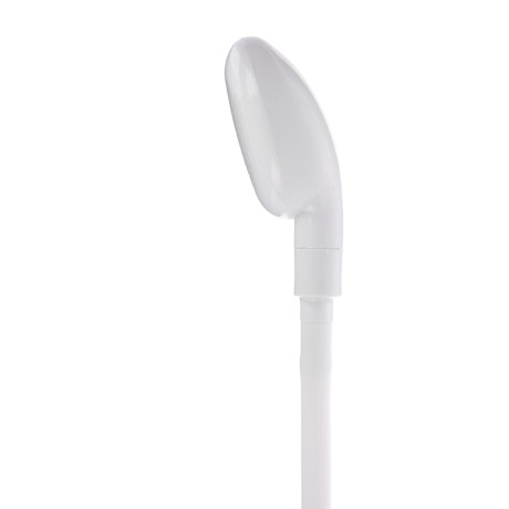 Душевая насадка на кран, набор: шланг и лейка, d=18/28мм, длина: 125см, белый