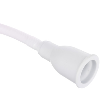 Душевая насадка на кран, набор: шланг и лейка, d=18/28мм, длина: 125см, белый