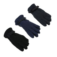 GALANTE Перчатки мужские флисовые на подкладке, р.22-24, 100% полиэстер, цвета в ас-те, ОЗ25-23