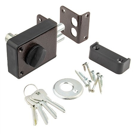 Замок накл ЗН-1-3 Зенит (Медь)  2 ригеля, 5 англ.ключа   \16