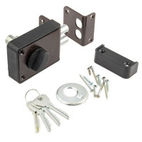 Замок накл ЗН-1-3 Зенит (Медь)  2 ригеля, 5 англ.ключа   \16