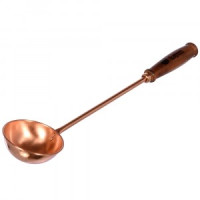 Ковш 0,2л, 45см, медь, 32030 Банные штучки