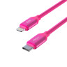 FORZA Кабель для зарядки Лето Type-C - iP, 1м, 2.4А, Быстрая зарядка, 22W, прорез.кабель, пакет