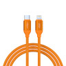 FORZA Кабель для зарядки Лето Type-C - iP, 1м, 2.4А, Быстрая зарядка, 22W, прорез.кабель, пакет