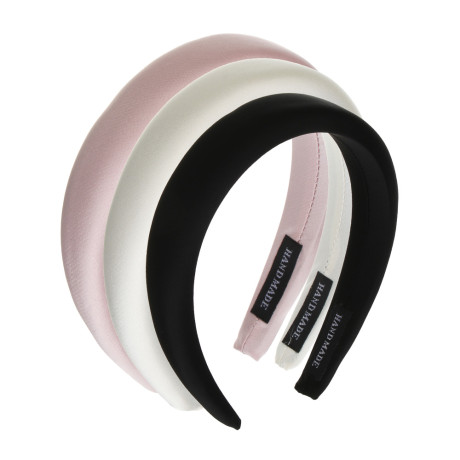 ЮНИLOOK Ободок для волос, 3 см, полиэстер, пластик, 3 цвета, ACS25-2
