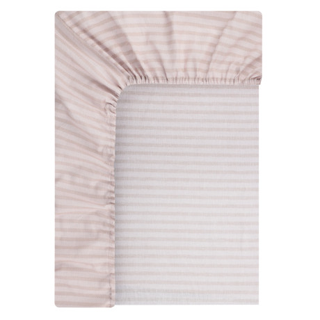 PROVANCE Хейзел Простыня на резинке 160х200х20см, 100% хлопок, бязь, бежевый