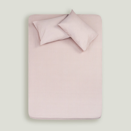 PROVANCE Хейзел Простыня на резинке 160х200х20см, 100% хлопок, бязь, бежевый