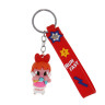 Брелок с игрушкой, 5х3 см, полипропилен, 6 дизайнов