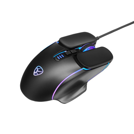 BY Игровая мышь проводная Mortar 7200dpi,7D,A725F,RGB,220см