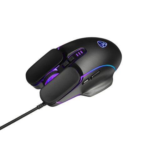 BY Игровая мышь проводная Mortar 7200dpi,7D,A725F,RGB,220см