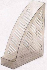 Вертикальный накопитель Attache 85мм дымчатый 4шт/упк 107622