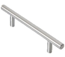 Рейлинг мебельный 192мм хром