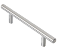 Рейлинг мебельный 192мм хром