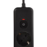 BY Удлинитель, сетевой фильтр Black 4 розетки, 3 м, 2*USB, 1*type-C,выкл., 2500Вт, чёрный