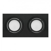 WOLTA св-к встраив. поворотн. ALTO IP20 под лампу 2xGU5.3 черный 175x92x22 WDL-GU5.3/02-02 1/40