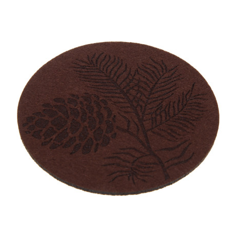 PROVANCE Фелиз Подставка фетровая 4шт, 10см, 100% полиэстер, натуральный