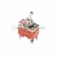 Rexant тумблер 250V 15А (4c) ON-OFF двухполюсный (LIGA1221) (10!) 36-4130