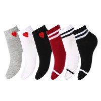 GALANTE Носки женские, р.23-25, 85% хлопок, 10% полиэстер, 5% спандекс, разноцветные, НН22-14