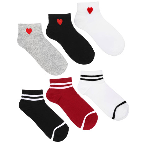 GALANTE Носки женские, р.23-25, 85% хлопок, 10% полиэстер, 5% спандекс, разноцветные, НН22-14