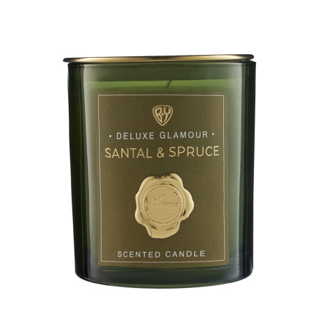 BY Свеча ароматизированная Deluxe Glamour, 200гр. Santal & Spruce