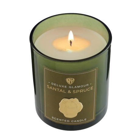 BY Свеча ароматизированная Deluxe Glamour, 200гр. Santal & Spruce