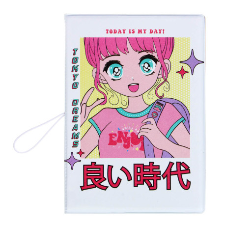 ЮL Обложка для паспорта с удерж.резинкой, с отд. для вод.удост, ПВХ, 13,7х9,6см, 2015-6, 6диз