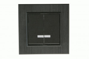 MAKEL Karea Line выкл. СУ 2 кл. (инд.) ЧЕРНЫЙ STAR 86054023