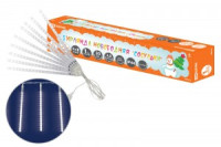 Гирлянда-занавес ул. Сосульки 144LED белый, 3,8*0,3м/8нит тающ. свет, проз.пров. IP44TDM SQ0361-0026